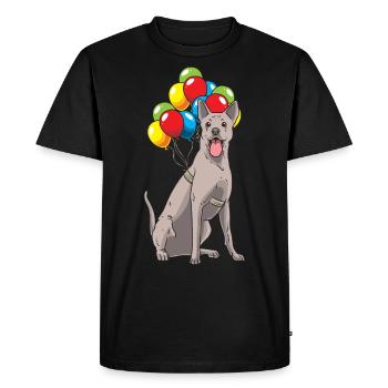 Thai Ridgeback avec des ballons - T-shirt Premium bio Homme - noir - Devant - Nico (187cm)