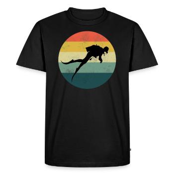Scuba Diving Gift Scuba Diving Dive Scuba Diver - Men's Premium Organic T-Shirt - black - Front - Nico (187cm)
