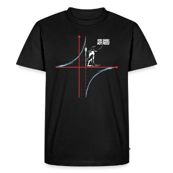 You Shall Not Pass - Mathematiker & Mathelehrer - Männer Premium Bio T-Shirt - Schwarz - Vorne - Nico (187cm)