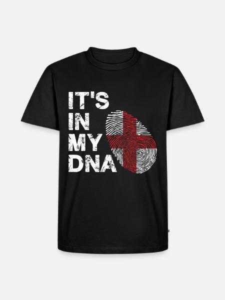 London Engländer DNA England - Männer Premium Bio T-Shirt - Schwarz