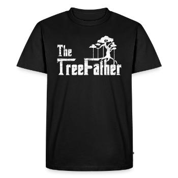 Bonsaï Le jardinier d’arbres miniature - T-shirt Premium bio Homme - noir - Devant - Nico (187cm)