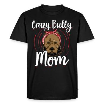 Cadeau de propriétaire de chien American Bully Mom - T-shirt Premium bio Homme - noir - Devant - Nico (187cm)