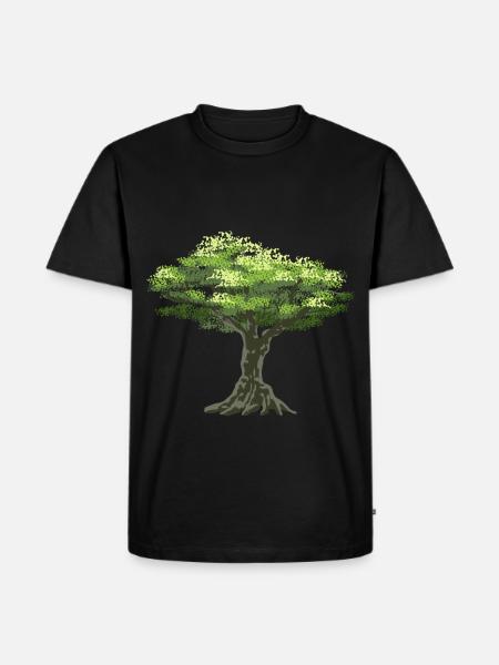 Olivträd Olivträd Grekland Naturskörd - Ekologisk premium-T-shirt herr - svart