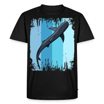 Requins walhai - T-shirt Premium bio Homme - noir - Devant - Nico (187cm)