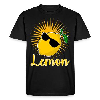 citron - T-shirt Premium bio Homme - noir - Devant - Nico (187cm)