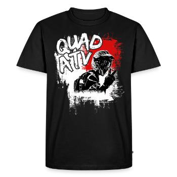 QUAD & ATV Offroad quads / Quad fahrer / Quad biker - T-shirt Premium bio Homme - noir - Devant - Nico (187cm)