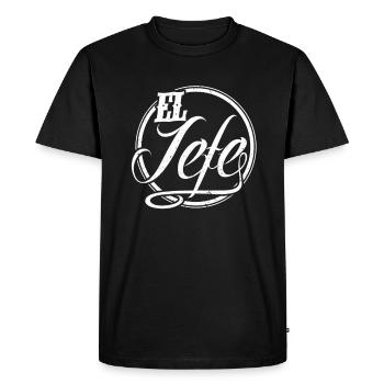 Soy el Jefe De Todos. I'm the boss here. - Men's Premium Organic T-Shirt - black - Front - Nico (187cm)