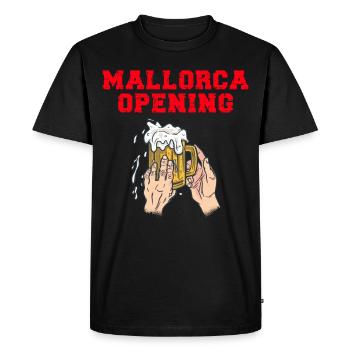 Mallorca Opening 2021 Party Outfit - Men's Premium Organic T-Shirt - black - Front - Nico (187cm)