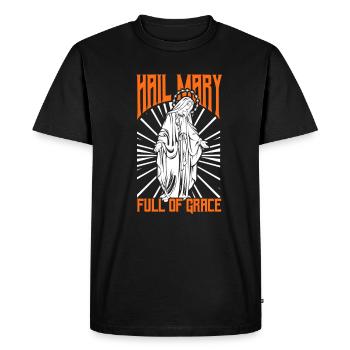 Virgin Mary Full - Of Grace - T-shirt Premium bio Homme - noir - Devant - Nico (187cm)