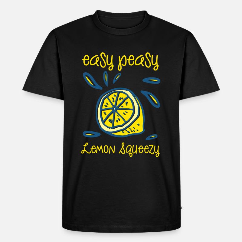 Easy Peasy Lemon Squeezy - T-shirt Premium bio Homme - noir