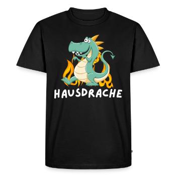 Dragon à domicile Belle-mère Humour Fun - T-shirt Premium bio Homme - noir - Devant - Nico (187cm)