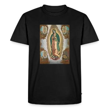 The Apparitions Of Our Lady of Guadalupe - T-shirt Premium bio Homme - noir - Devant - Nico (187cm)