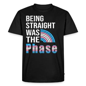 Transsexual Rainbow Month Gay Pride Trans LGBT - Men's Premium Organic T-Shirt - black - Front - Nico (187cm)