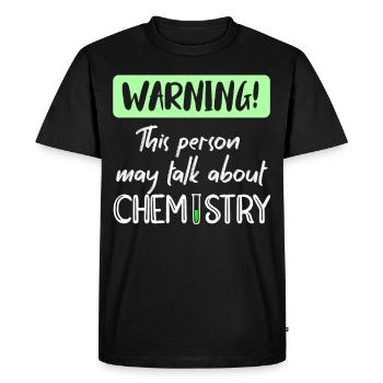 Chimistes - T-shirt Premium bio Homme - noir - Devant - Nico (187cm)