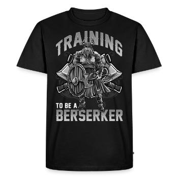 Viking Berserker Nordiques Thor Odin Viking - T-shirt Premium bio Homme - noir - Devant - Nico (187cm)