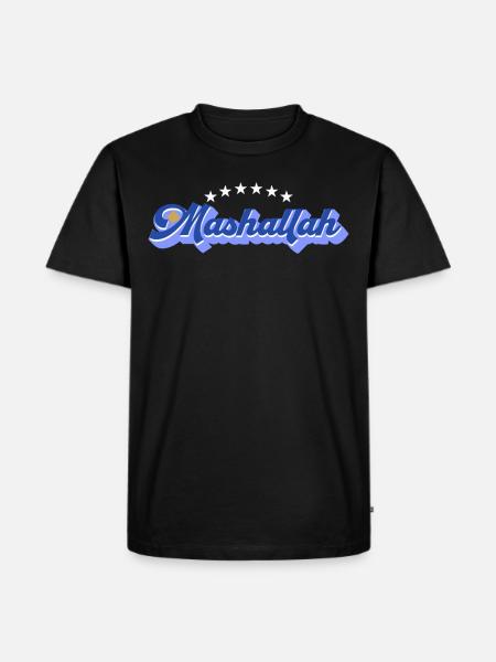 Mashallah Kosovo Style drapeau kosovar - T-shirt Premium bio Homme - noir