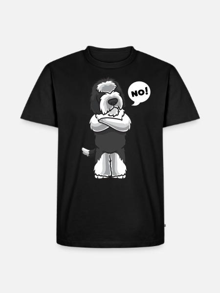 Sturer Sheepadoodle Dog - Men's Premium Organic T-Shirt - black