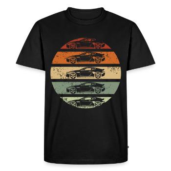 Motorsport - T-shirt Premium bio Homme - noir - Devant - Nico (187cm)