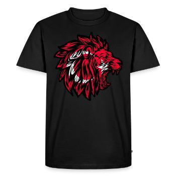 Turquie Lion Turc Turc Turc Turc Tête de Lion - T-shirt Premium bio Homme - noir - Devant - Nico (187cm)