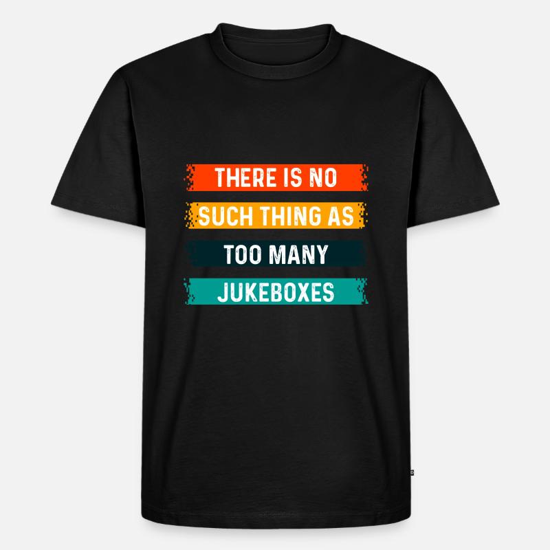 Jukebox die Musikbox - Männer Premium Bio T-Shirt - Schwarz