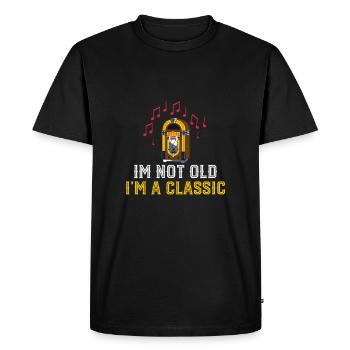 Jukebox classique country musique - T-shirt Premium bio Homme - noir - Devant - Nico (187cm)