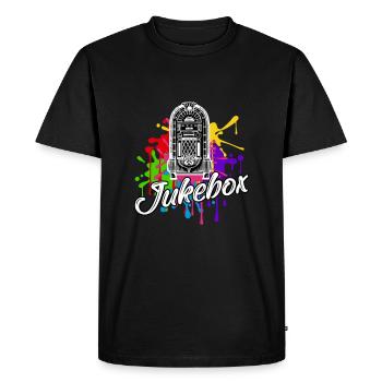 Jukebox classique Country Musique - T-shirt Premium bio Homme - noir - Devant - Nico (187cm)