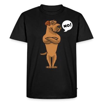 Sturer Irish Terrier - T-shirt Premium bio Homme - noir - Devant - Nico (187cm)