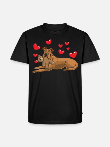 Sturer Irish Terrier - T-shirt Premium bio Homme - noir