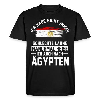 Ägypter Ägypten Urlaub Ägyptisch Hurghada - Männer Premium Bio T-Shirt - Schwarz - Vorne - Nico (187cm)