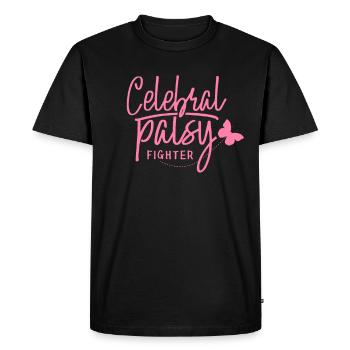 Fighter CP Cerebral Palsy Infantile Cerebral Palsy - Men's Premium Organic T-Shirt - black - Front - Nico (187cm)