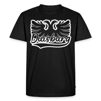 Duisburg Coat of Arms Duisburger - Men's Premium Organic T-Shirt - black - Front - Nico (187cm)