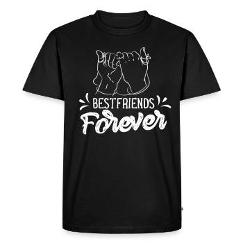 Best Friends Forever Friends Best Friend - Men's Premium Organic T-Shirt - black - Front - Nico (187cm)