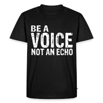 Motivation - T-shirt Premium bio Homme - noir - Devant - Nico (187cm)