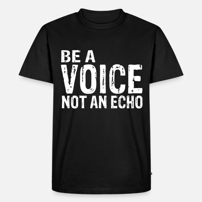 Motivation - Männer Premium Bio T-Shirt - Schwarz