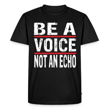 Motivation - T-shirt Premium bio Homme - noir - Devant - Nico (187cm)