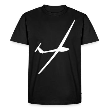 Glider Glider Gliding Glider - Men's Premium Organic T-Shirt - black - Front - Nico (187cm)
