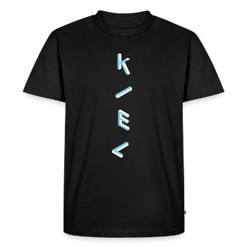 Kiel - T-shirt Premium bio Homme - noir - Devant - Nico (187cm)