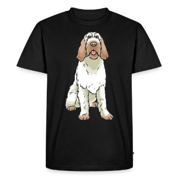 Spinone Italiano Chien - T-shirt Premium bio Homme - noir - Devant - Nico (187cm)