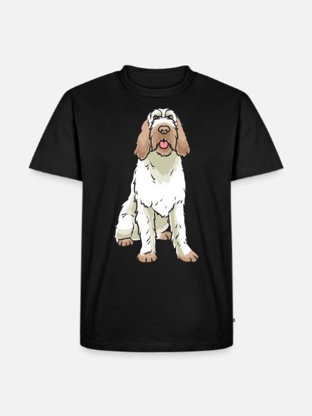 Spinone Italiano Dog - Men's Premium Organic T-Shirt - black