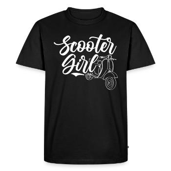 Scooter scooter - T-shirt Premium bio Homme - noir - Devant - Nico (187cm)