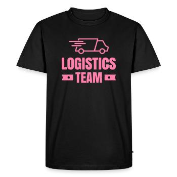 Logistiker Team Logistik Logistikerin Spediteur - T-shirt Premium bio Homme - noir - Devant - Nico (187cm)