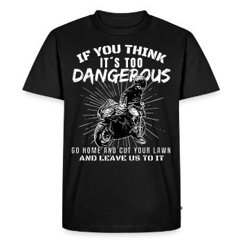 Motorcycle Lifestyle / Motorcycle / Motorcycles biker - Men's Premium Organic T-Shirt - black - Front - Nico (187cm)