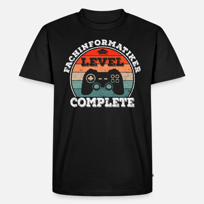 Fachinformatiker Systemintegration Ausbildung - Männer Premium Bio T-Shirt - Schwarz