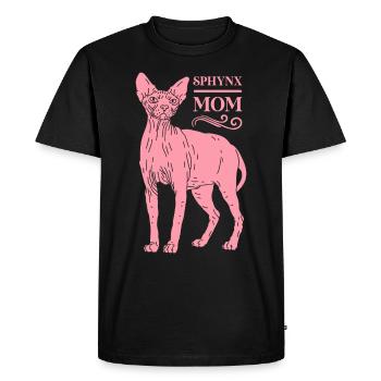 Sphynx Mom Sphynx Cat Sphinx Cat Gift - Men's Premium Organic T-Shirt - black - Front - Nico (187cm)