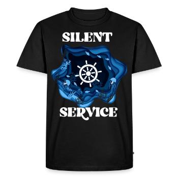 Sous-marin sous-marin Mer Marine - T-shirt Premium bio Homme - noir - Devant - Nico (187cm)