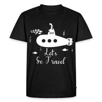Sous-marin sous-marin plongée sous-marine - T-shirt Premium bio Homme - noir - Devant - Nico (187cm)