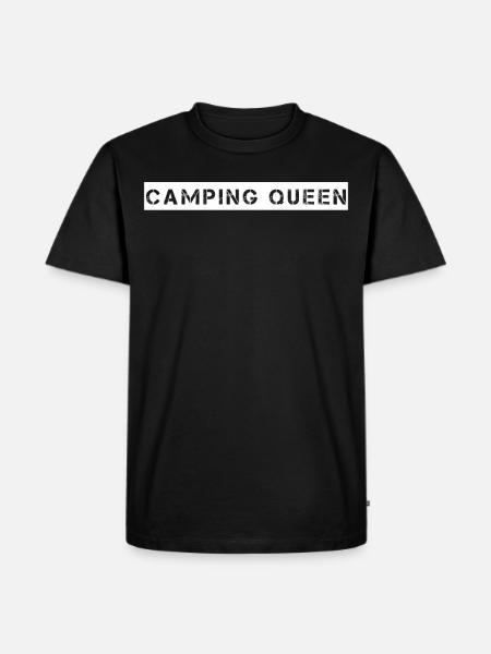 Camping - Camping Queen - Men's Premium Organic T-Shirt - black