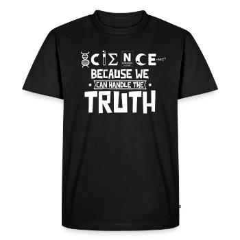 Science Research Scientists Researchers - Men's Premium Organic T-Shirt - black - Front - Nico (187cm)