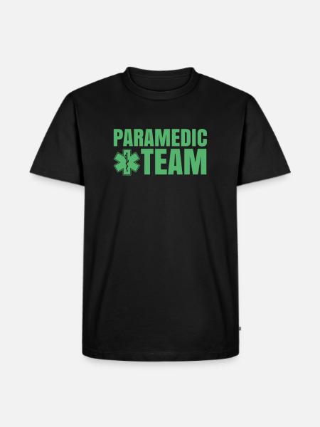 Paramedic Team Paramedic Ambulance - Men's Premium Organic T-Shirt - black