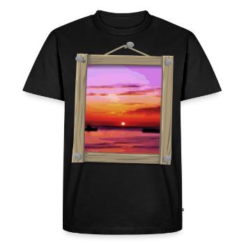 dover sun - Men's Premium Organic T-Shirt - black - Front - Nico (187cm)